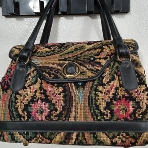 Vintage tapestry handbag